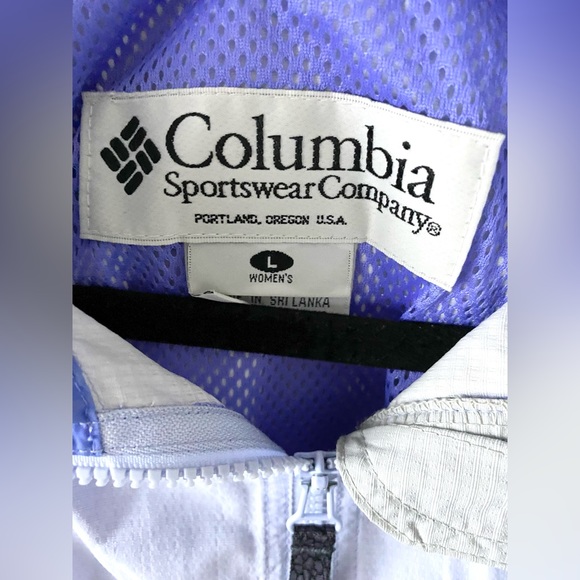 🛑SOLD🛑Vintage Columbia Sportswear Light Blue Spring/Fall Jacket Size Large - Picture 3 of 5